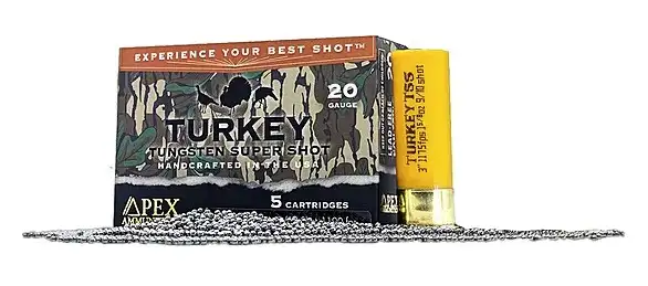 MOak GL Turkey 20GA 3″ 1.58oz TSS #9/#10 5/Bx
