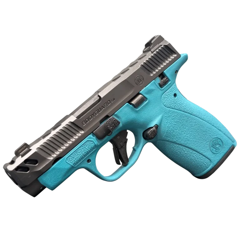 SMITH & WESSON PC BODYGUARD 2.0 CARRY COMP AZTEC TEAL FRM 380ACP PISTOL 3.1″ M.S 1-10RD, 1-12RD MAG SMITH & WESSON PC BODYGUARD 2.0 CARRY COMP AZTEC TEAL FRM 380ACP PISTOL 3.1″ M.S 1-10RD, 1-12RD MAG