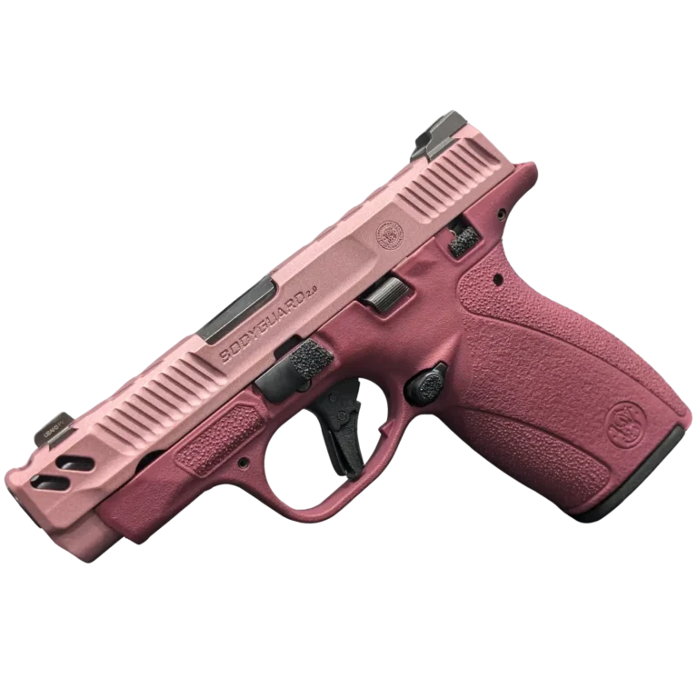 SMITH & WESSON PC BODYGUARD 2.0 CARRY COMP CRANBERRY BLUSH 380ACP PISTOL 3.1″ M.S 1-10RD, 1-12RD MAG SMITH & WESSON PC BODYGUARD 2.0 CARRY COMP CRANBERRY BLUSH 380ACP PISTOL 3.1″ M.S 1-10RD, 1-12RD MAG