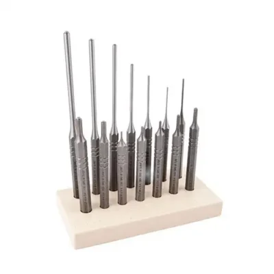 COMPLETE PREMIUM ROLL PIN 14-PUNCH SET PREMIUM ROLL PIN PUNCH BENCH SET