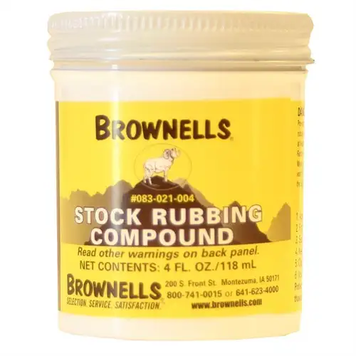 ”ORIGINAL” STOCK RUBBING COMPOUND STOCK RUBBING COMPOUND, ORIGINAL, 4OZ ”ORIGINAL” STOCK RUBBING COMPOUND STOCK RUBBING COMPOUND, ORIGINAL, 4OZ