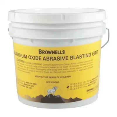 ALUMINUM OXIDE ABRASIVE BLASTING GRIT ALUMINUM OXIDE ABRASIVE BLASTING, COARSE, 120 GRIT, 15 LBS