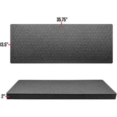 RAGAR CROSSLINKED FOAM INSERT 35.75”X13.5” FOR HARD RIFLE CASE RAGAR CROSSLINK FOAM INSERT 35.75”X13.5” FOR HARD RIFLE CASE