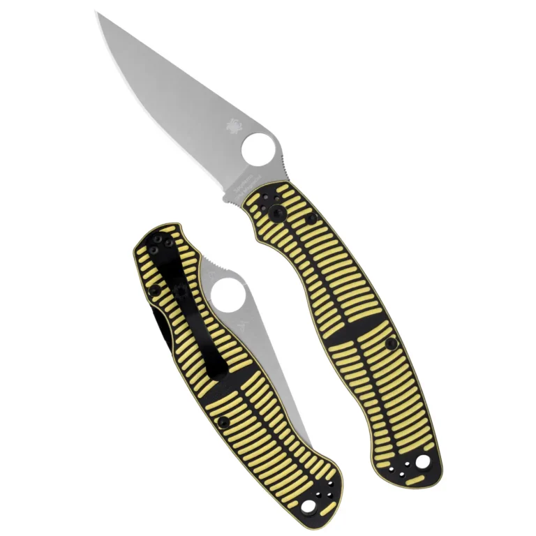 SPYDERCO MILITARY 2 SALT 4″ YLW/BLK SPYDERCO MILITARY 2 SALT 4″ YLW/BLK