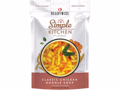 Readywise Simple Kitchen Chicken Noodle Soup Single Pouch