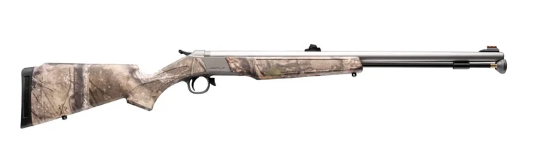 CVA Wolf V2 Muzzleloader .50 Cal 24 in. Stainless/Realtree Apx WFOS CVA Wolf V2 Muzzleloader .50 Cal 24 in. Stainless/Realtree Apx WFOS