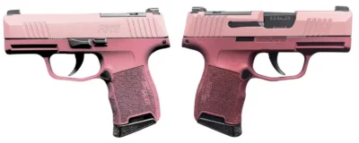 SIG SAUER P365 9MM PISTOL 3.10″ OPTIC READY TWO TONE BLUSH 2-10RD