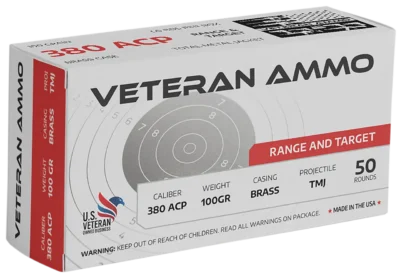 HYPERION VETERAN 380ACP 100GR FMJ 50RD/BX 20BX/CS