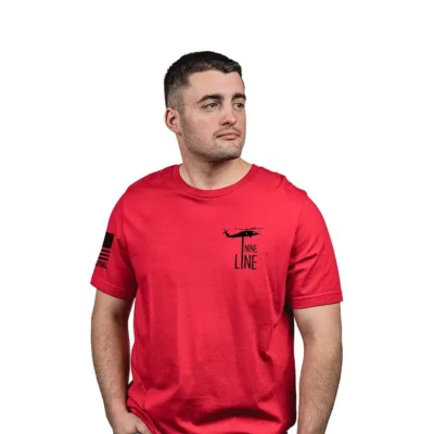 Nine Line Remember Everyone Deployed Red T-Shirt/ XLarge