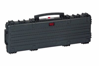 EXPLORER RED LONG GUN CASE BLACK WATERPROOF DOUBLE LAYER FOAM 53.15″X13.78″X5.31″
