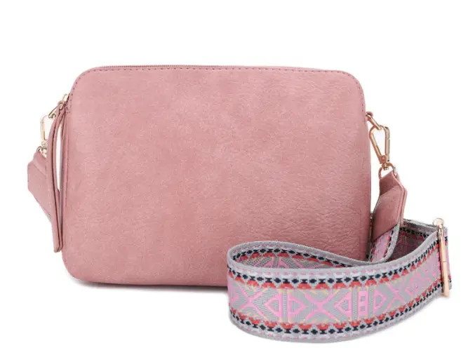 Jessie James Rebecca Concealed Carry Triple Compartment Crossbody – Mauve Jessie James Rebecca Concealed Carry Triple Compartment Crossbody – Mauve