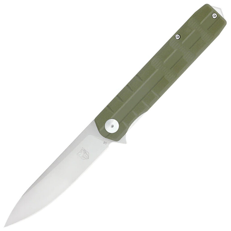 CobraTec Large Kuzio Drop Serrated Folder Knife Folding Blade OD Green CobraTec Large Kuzio Drop Serrated Folder Knife Folding Blade OD Green