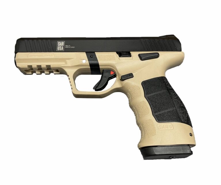 SAR9 9MM 4.4in 17Rd BK/TN SAR9 9MM 4.4in 17Rd BK/TN