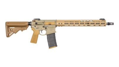 NOVESKE 5.56 16″ M4 BBL, 15″ MLOK RAIL FDE CERAKOTE 1-30RD PMAG