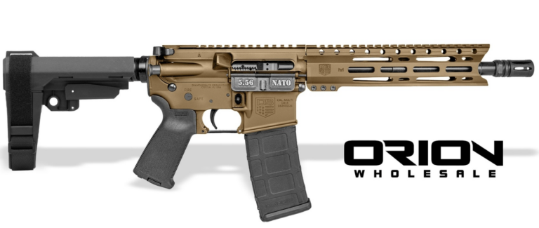 DIAMONDBACK DB15 5.56 10″ PSTL BRNT/BRZ  W/SBA3 BRACE 30RD MAG ORION EXCLUSIVE