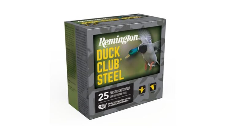 REMINGTON DUCK CLUB STEEL LOAD 12GA  3IN 1-1/4OZ 4 AMMO 25RD