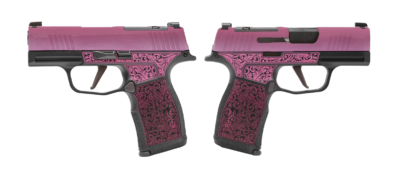 SIG SAUER P365X LADY BUG 9MM PSTL 3.1″ BBL 2-12RD MAGS, OPTC PLTE COVER
