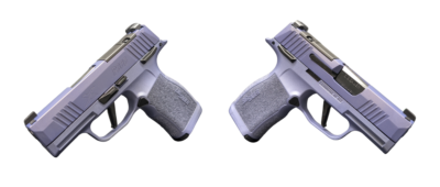 SIG SAUER P365X 2 TONE PURPLE 9MM PSTL 3.10″ 2-12RD OPTIC RDY MANUAL SAFETY