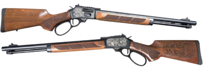 SMITH & WESSON 1854 ENGRAVED MOUNTAIN LION WALNUT 357 MAG 19.25″ 10RD