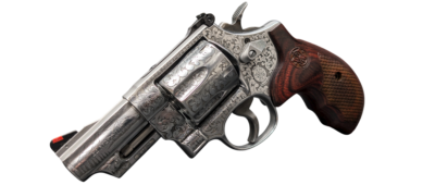 SMITH & WESSON 629 DELUXE STS ENGRAVED ALASKAN GRIZZLY 44MAG 3″ 6RD DA/SA