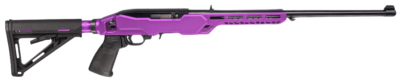 RUGER/TIMBER CREEK ENFORCER 10/22 RIFLE 18.5″ PURPLE CHASIS MLOK 10RD MAG