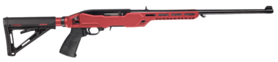 RUGER/TIMBER CREEK ENFORCER 10/22 RIFLE 18.5″ RED CHASIS MLOK 10RD MAG