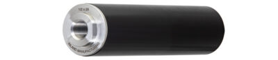 INLAND I-CAN 6″ Aluminum Black Type III Anodized Black .30 Suppressor, 5/8×24 direct thread base