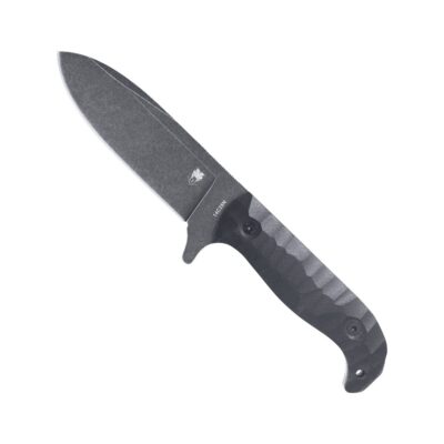 CobraTec PSK Knife Black Dark Stonewash Fixed Blade Black Satin Stonewash