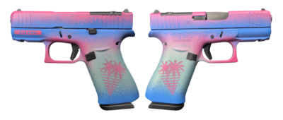 GLOCK 43X MOS MIAMI 9MM PISTOL 3.39″ FXD 5.5lb 2-10RD MAGS