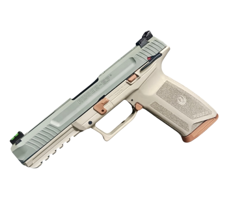 RUGER 5.7 BADGER 5.7X28 4.9″ PISTOL TAN,GRY,BRN 20+1 MS RUGER 5.7 BADGER 5.7X28 4.9″ PISTOL TAN,GRY,BRN 20+1 MS