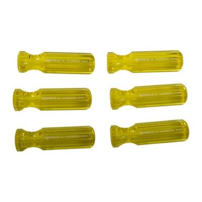 MOLDED PLASTIC TOOL HANDLES MOLDED PLASTIC TOOL HANDLE, L3 MODEL, YELLOW, 6 PACK