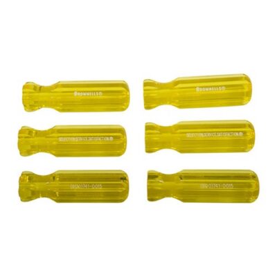 MOLDED PLASTIC TOOL HANDLES MOLDED PLASTIC TOOL HANDLE, L4 MODEL, YELLOW, 6 PACK