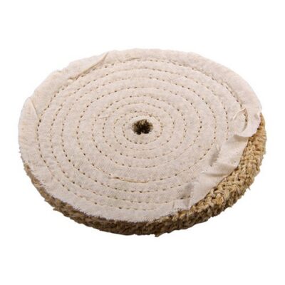 SISAL WHEELS SISAL POLISHING WHEEL, 6” X .375”, 1/2” ARBOR