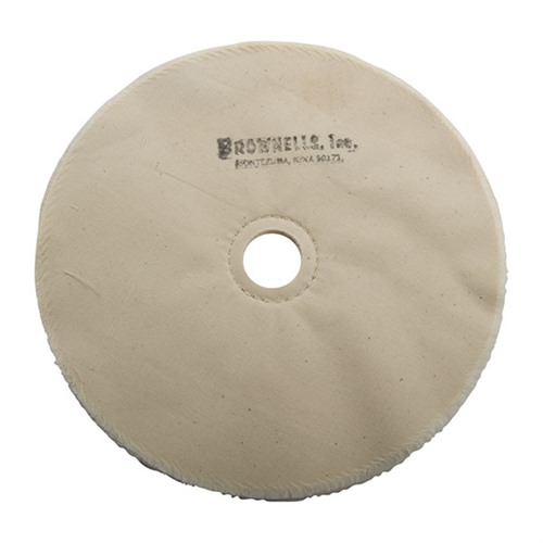 MUSLIN WHEELS MUSLIN POLISHING WHEEL, LOOSE, 8” X 20-PLY, 1” ARBOR MUSLIN WHEELS MUSLIN POLISHING WHEEL, LOOSE, 8” X 20-PLY, 1” ARBOR