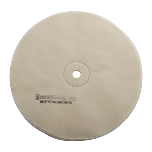 MUSLIN WHEELS MUSLIN POLISHING WHEEL, LOOSE, 8” X 20-PLY, 1/2” ARBOR MUSLIN WHEELS MUSLIN POLISHING WHEEL, LOOSE, 8” X 20-PLY, 1/2” ARBOR