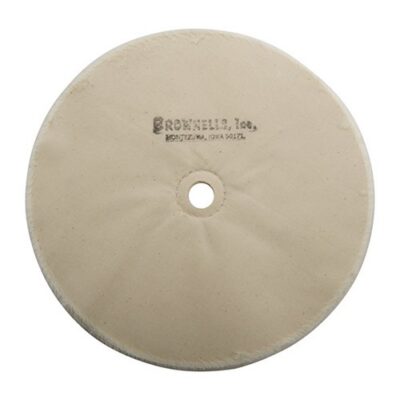 MUSLIN WHEELS MUSLIN POLISHING WHEEL, LOOSE, 8” X 20-PLY, 5/8” ARBOR