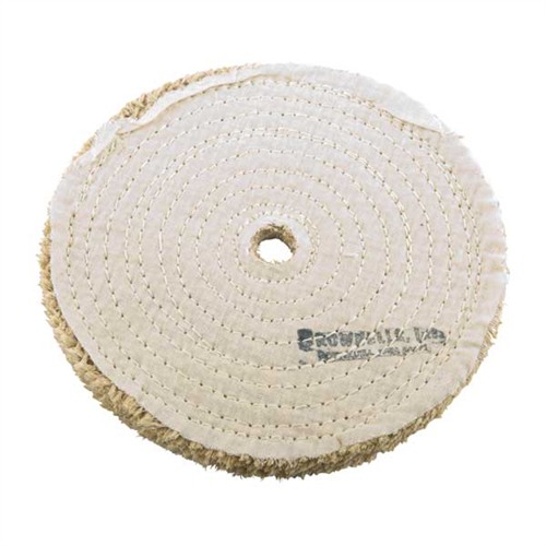 SISAL WHEELS SISAL POLISHING WHEEL, 8” X .375”, 3/4” ARBOR