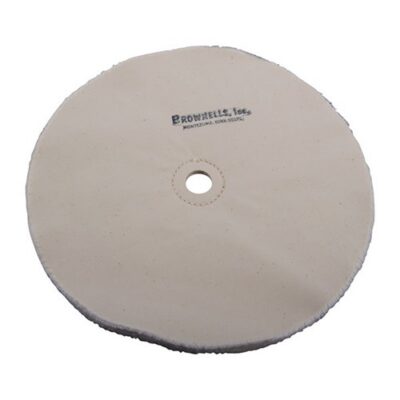 MUSLIN WHEELS MUSLIN POLISHING WHEEL, LOOSE, 10” X 20-PLY, 3/4” ARBOR