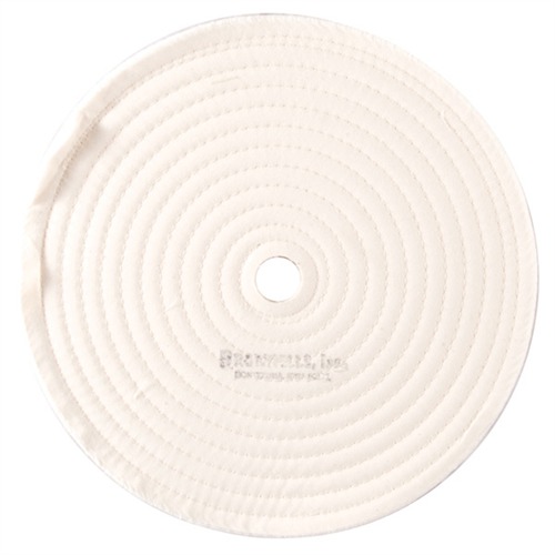 MUSLIN WHEELS MUSLIN POLISH WHEEL STITCHED 10” X 3/8” THICK, 7/8” ARBOR MUSLIN WHEELS MUSLIN POLISH WHEEL STITCHED 10” X 3/8” THICK, 7/8” ARBOR