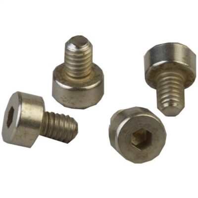 RUGER~ MK I?/MK II? ALLEN HEAD GRIP SCREWS GRIP SCREWS FOR RUGER MK I/II NICKEL 4 PACK