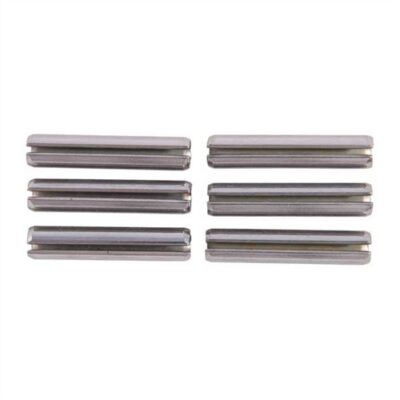 STAINLESS STEEL ROLL PIN KIT 1/4” DIAMETER 1-1/4” (3.2CM) LENGTH ROLL PINS 6 PACK