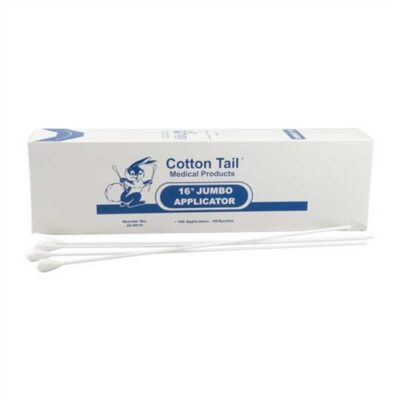 EXTRA LENGTH COTTON SWABS COTTON TIPPED APPLICATORS 16” LENGTH 100/PACK