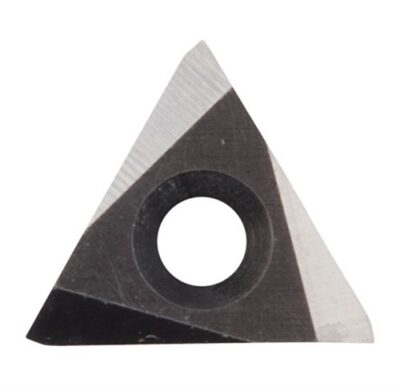 HIGH-SPEED STEEL INSERT 0 DEGREE RELIEF, THICKNESS: .125”, SHAPE: TRIANGLE