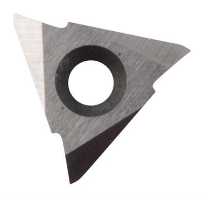 HIGH-SPEED STEEL INSERT 0 DEGREE RELIEF, THICKNESS: .125”, RADIUS: .025”