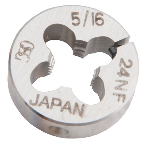 BOLT KNOB DIE 5/16-24 BOLT KNOB ROUND DIE, 13/16” DIAMETER, 5/16”-24 THREAD