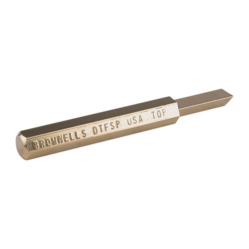 DOVETAIL SIGHT PUNCHES DOVETAIL FRONT SIGHT DRIFT PUNCH .280” BASE WIDTH BRASS DOVETAIL SIGHT PUNCHES DOVETAIL FRONT SIGHT DRIFT PUNCH .280” BASE WIDTH BRASS