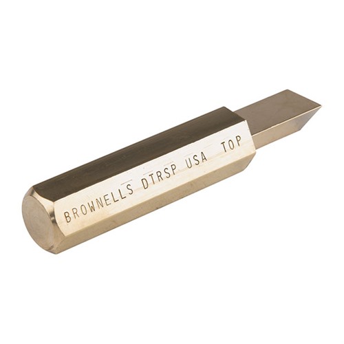 DOVETAIL SIGHT PUNCHES DOVETAIL REAR SIGHT DRIFT PUNCH .480” BASE WIDTH BRASS DOVETAIL SIGHT PUNCHES DOVETAIL REAR SIGHT DRIFT PUNCH .480” BASE WIDTH BRASS