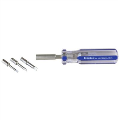S&W SCREWDRIVER MAGNA-TIP 4 PIECE LE SCREWDRIVER SET WITH CLIP-TIP HANDLE