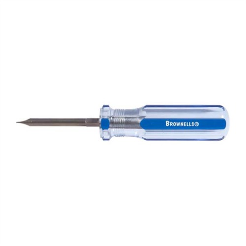 FIXED BLADE GUNSMITH’S SCREWDRIVERS™ FIXED BLADE SCREWDRIVER #9, .24 SHANK, .030 BLADE THICKNESS FIXED BLADE GUNSMITH’S SCREWDRIVERS™ FIXED BLADE SCREWDRIVER #9, .24 SHANK, .030 BLADE THICKNESS