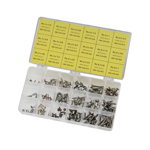 UNPLATED STEEL FLAT HEAD WOOD SCREW KIT STEEL FLAT HEAD WOOD SCREW KIT BLUED UNPLATED STEEL FLAT HEAD WOOD SCREW KIT STEEL FLAT HEAD WOOD SCREW KIT BLUED